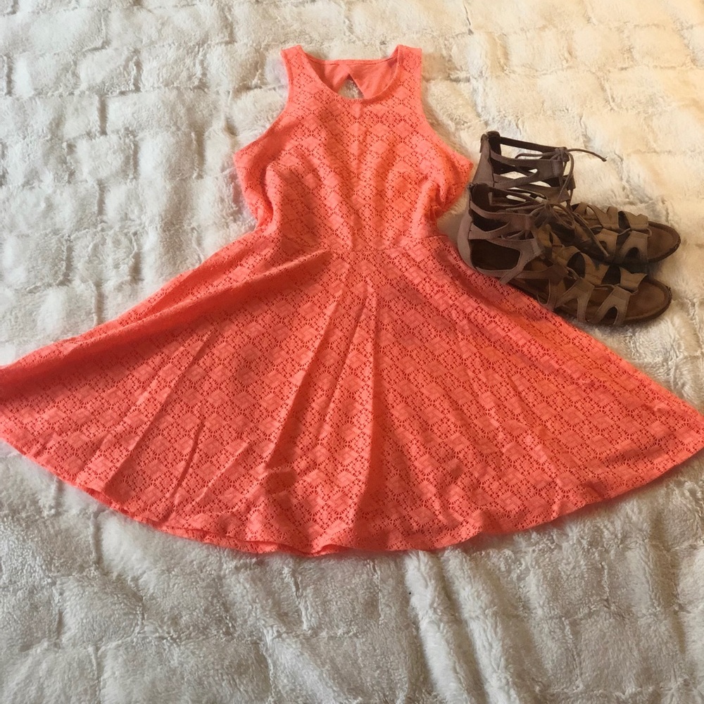 Peach sweetie dress SIZE: XS